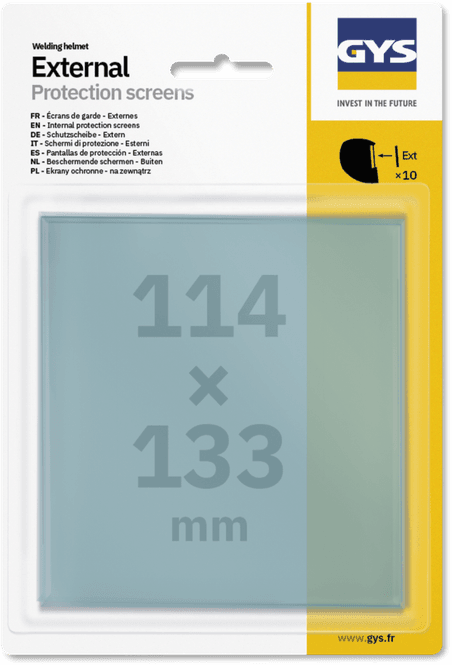 Hovedbilde Utvendig beskyttelses glass 114 x 133 (pakke på ...